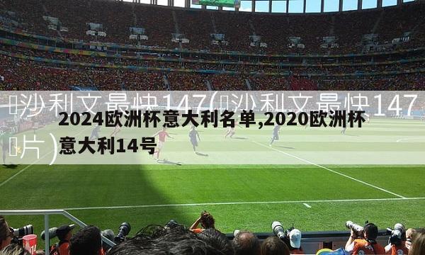 2024欧洲杯意大利名单,2020欧洲杯意大利14号